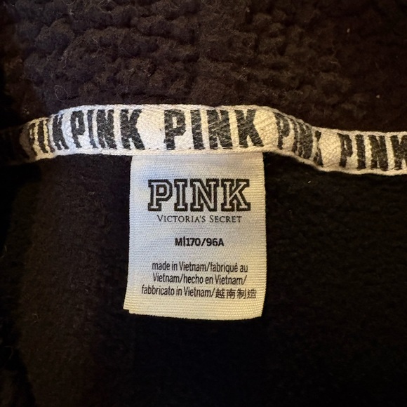 Victoria's Secret Pink Black Fleece - Picture 2 of 5